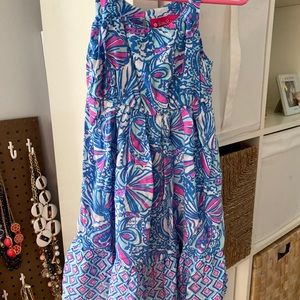 Girl Lilly Pulitzer maxi dress size 2T
